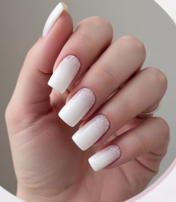 Fehér csillámos kép 1